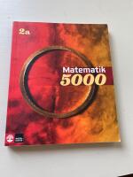 Matematik 5000 Kurs 2a Röd & Gul Lärobok
