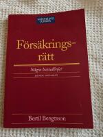 F&ouml;rs&auml;kringsr&auml;tt : N&aring;gra huvudlinjer