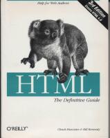HTML : the definitive guide