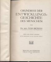 Grundriss der Entwicklungsgeschichte des Menschen