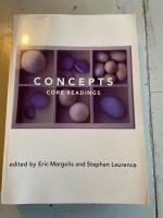 Concepts : core readings