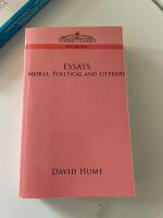 Essays moral, political and literary 