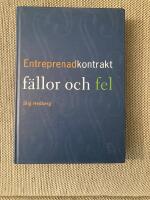 Entreprenadkontrakt : f&auml;llor och fel