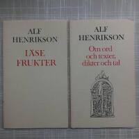 L&auml;sefrukter : K&aring;serier i tv / Om ord och texter, dikter och tal