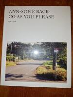 Ann-Sofie Back : go as you please 1998-2018