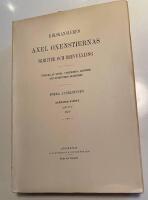 Rikskansleren Axel Oxenstiernas skrifter och brevv&auml;xling femtonde bandet