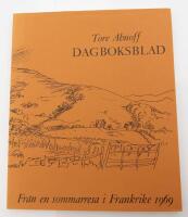 Dagboksblad Fr&aring;n en sommar i Frankrike 1969