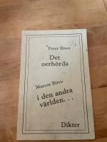 Det oerh&ouml;rda : [dikter]