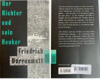 Der Richter und sein Henker : Roman