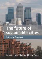 The future of sustainable cities