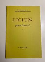 Licium genom femtio år - katalog