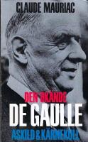 Den ok&auml;nde De Gaulle