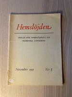 Hemsl&ouml;jden November 1951 N:r 5