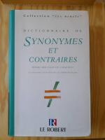 Dictionnaire de synonymes et contraires