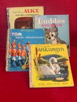 FIB:s Gyllene Bok Den ensamma ankungen, Tom r&auml;ddar leksakslandet, Luddes &auml;ventyr, Alice och den vita kaninen