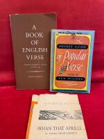 The pocket book of Popular Verse och A book of English verse