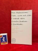 Takt, rytm och rim i svensk vers