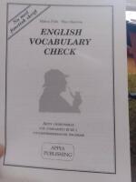 English vocabulary check : aktiv ordkunskap för gymnasiets kurs A studieförberedande program