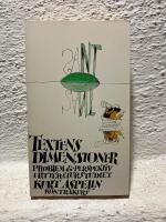 Textens dimensioner : problem och perspektiv i litteraturstudiet