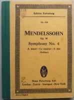 Symfoni nr 4 A dur Op 90 (Den italienska)