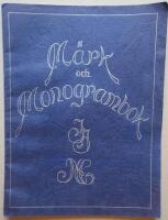 M&auml;rk och Monogrambok 