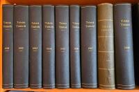 Teknisk Tidskrift (inbunden) 1901 - 1909  9 band