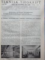 Teknisk Tidskrift 1916 ( inbunden)