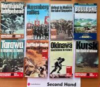 Normandy bridgehead , Nurnberg rallies, Tarawa a legend is born mfl . Totalt 8 b&ouml;cker