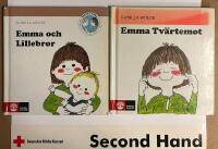Emma Tv&auml;rtemot + Emma och lillebror (2 b&ouml;cker)
