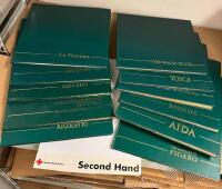 Mozart - 11 olika operor i var sin bok med tillh&ouml;rande LP (11 b&ouml;cker/LP)