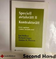 Speciell avtalsr&auml;tt II : kontraktsr&auml;tt. H. 1, s&auml;rskilda avtal