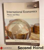 International economics : theory & policy