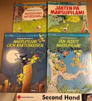 Den &auml;ldste Marsupilami + Jakten p&aring; Marsipulami + Marsupilami och kaktuskrisen + Marsupilamis hittebarn (Totalt 4 album)
