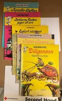 Br&ouml;derna Dalton jagar ett arv + 4 andra Lucky Luke-album (totalt 5 album)