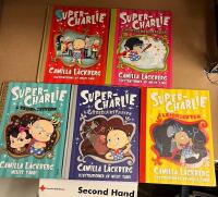 Super-Charlie & lejonjakten + Super-Charlie + Super-Charlie & monsterbacillerna + Super-Charlie & skurksystern + Super-Charlie & gosedjurstjuven (5 b&ouml;cker)