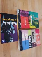 Vit fj&auml;ril, Svart dam och en liten gul hund