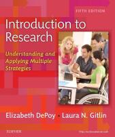 Introduction to Research - Understanding and Applying Multiple Strategies