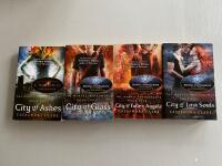 City of Ashes: book two, City of Glass: book three, City of Fallen Angels: book four, City of Lost Souls: book five