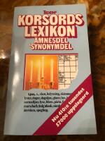 Tidens korsordslexikon : &auml;mnesdel/synonymdel