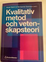 Kvalitativ metod och vetenskapsteori