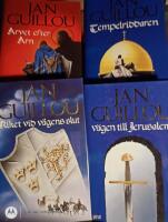 Komplett serie om ARN MAGNUSSON 4 b&ouml;cker- V&auml;gen till Jerusalem - Tempelriddaren - Riket vid v&auml;gens slut - Arvet efter Arn-