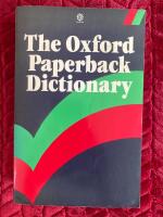 The Oxford paperback dictionary