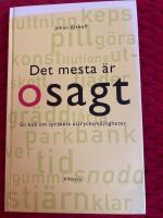 Det mesta &auml;r osagt