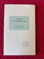 Evald Wetterstr&ouml;m : en minnesteckning