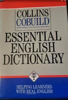 Collins COBUILD essential English dictionary