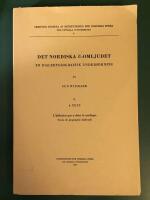 Det nordiska u-omljudet : en dialektgeografisk unders&ouml;kning. Del 1A : Text