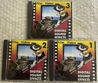  Film Video Digital Sound Effects Volym 1, 2 och 3,