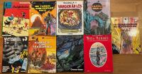 Samling klassiska seriealbum fr&aring;n 70-/80-talet