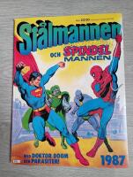 St&aring;lmannen och spindelmannen 1987, med Doktor Doom och Parasiten 