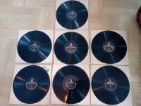 7 st stenkakor med Fridolf Rhudin, Odeon, Tyskland 1930-tal